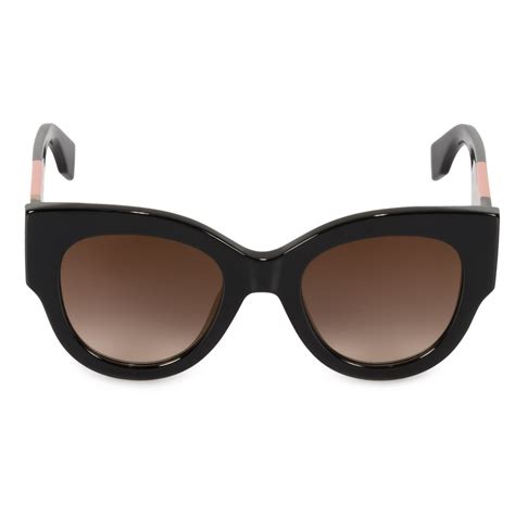 fendi eyeglasses cat eye|fendi cat eye sunglasses black.